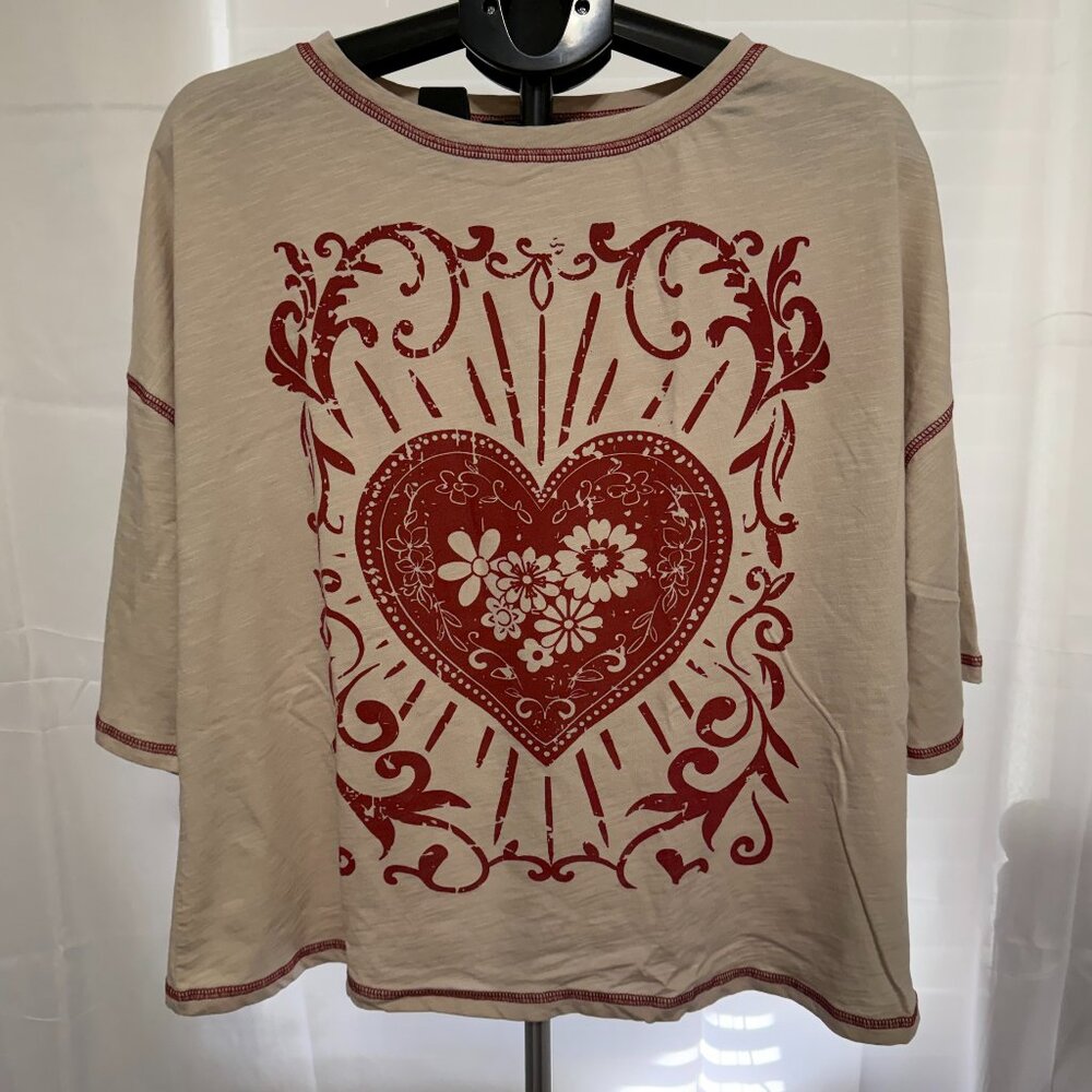 Bohemela Casual Solid Color Knit Round Neck Short Sleeve Loose Wash Women T-Shir